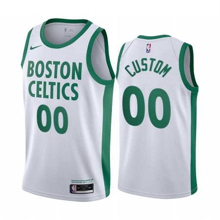 Herren NBA Boston Celtics Trikot Benutzerdefinierte 2020-21 City Edition Swingman